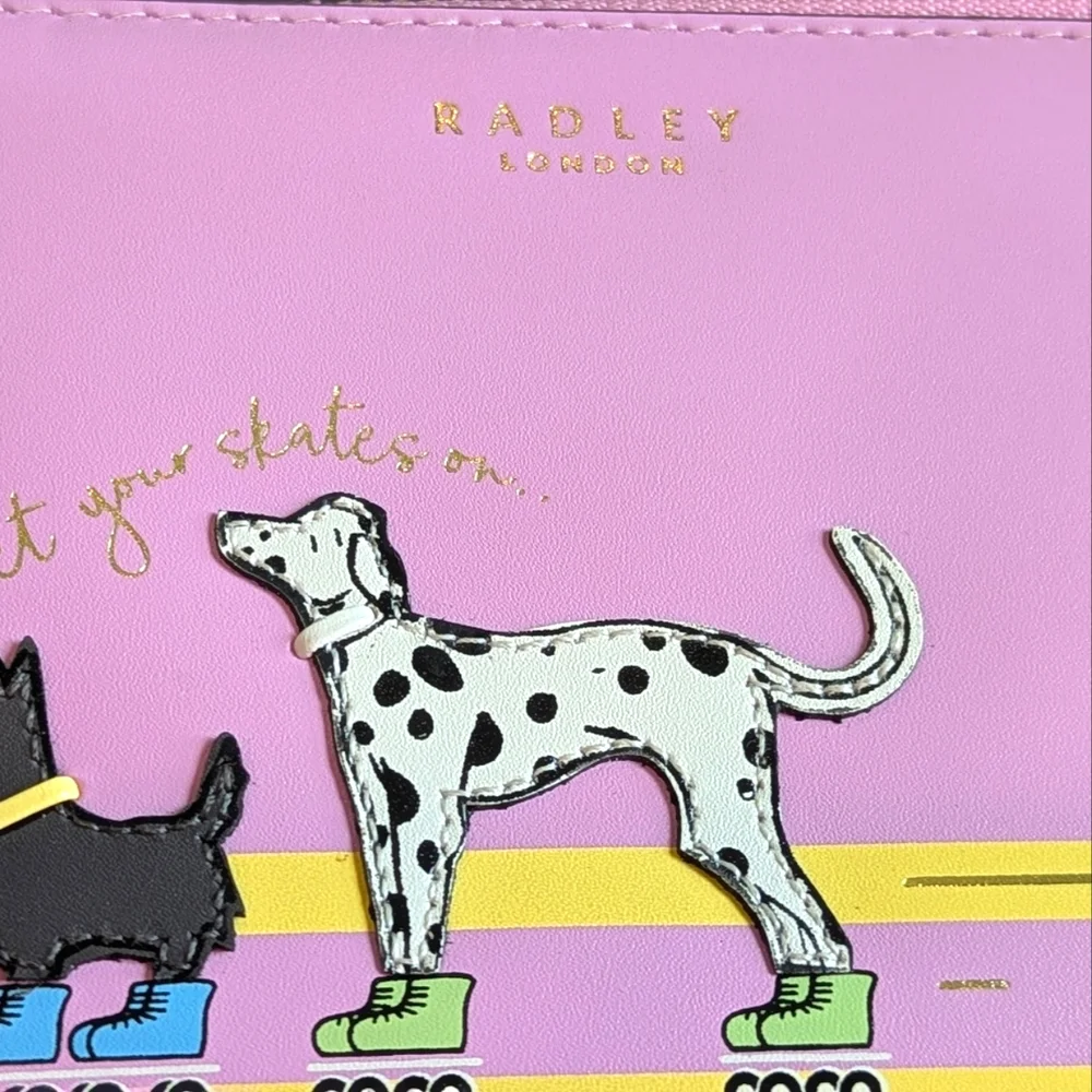 NWT RADLEY LONDON "Get You Skates On" Coin Purse - Picture 3 of 7